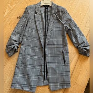 Rachel Zoe women’s  ruched 3/4 sleeve blazer size Small